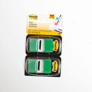 Post It Tape Flags GREEN #680-GN2 1" X 1.7" - Sold Singular