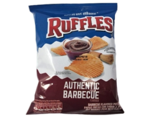 Ruffles Authentic Barbecue Potato Chips 1oz