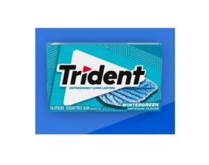 Trident White Wintergreen Sugar Free Gum 24g