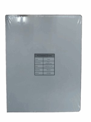 Binding Cover Clear L/S 7 Mil (Sold Singly)