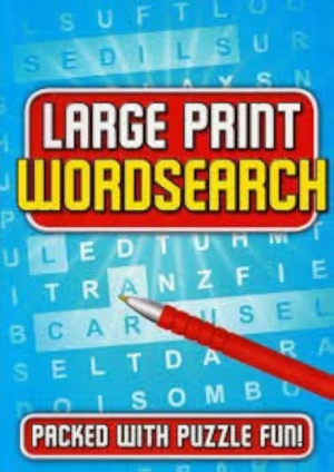 Large Print Wordsearch