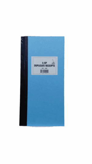 Receipt Book #400-800 Blue 4pg Duplicate