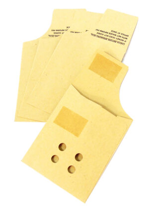 Easy Seal Wage Envelopes with Holes 120mm x 98mm 50pk