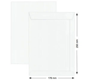 White Envelope 176mm x 250mm (10x7)