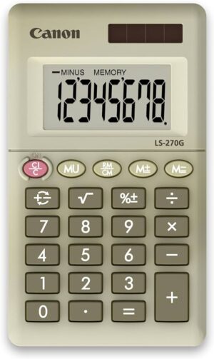 CANON 8-digit Calculator Dual Power Sale