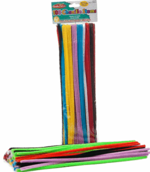 Chenille Stems #65400 Asst Col 100bag