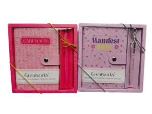 Greatworks Mini Journal w/Pen Set (2 Designs) #127-1601