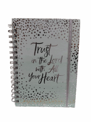 Journal Spiral TRUST IN THE LORD WITH ALL YOUR HEART #S1001-0002 / 127 0027