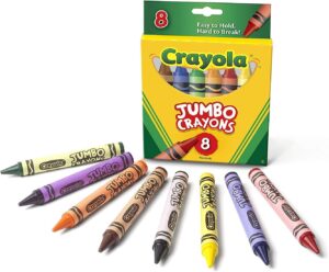 Crayola Crayons #52-0389 JUMBO 8s  - (24/ctn)