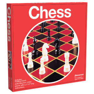 Chess Board Game Red