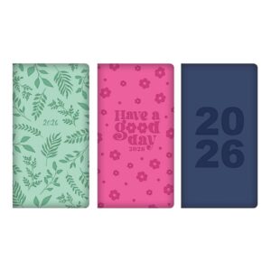 Diary Slim WTV Bright Embossed Inspirational 2026 PU #415FSC