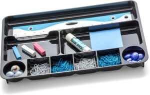 Drawer Stationery #21302 Tray 9pt Black