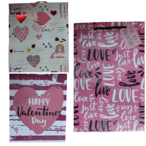 Valentines Gift Bag LARGE #VGBT145V3/146V3/147V3