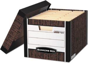 Storage Box WOODGRAIN w/Lid #72505 (Each) - (12/ctn)