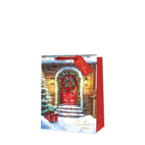 XMAS Gift Bag #X9415A/FSC Med (Xmas Door)