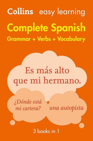 Easy Learning Complete Spanish Grammar, Verbs, Vocabulary