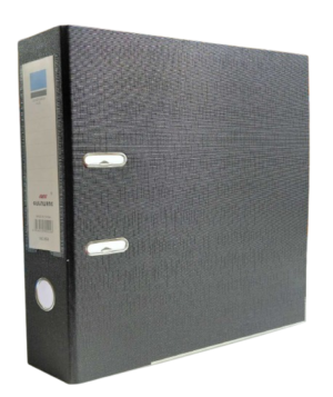 Lever Arch A4 BLACK File #554
