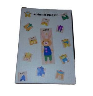 Wooden Box Animal 16pc Puzzle