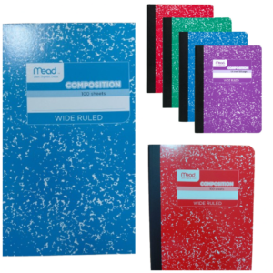 Mead Composition Book 9 3/4x7 1/2 #09918