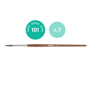 Milan School Round #8 Paint Brush Ser 101 #80308B (Singular) - (6/pk)