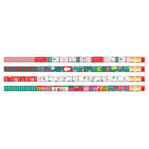 Moon HB Pencil "Joy Merry Christmas"