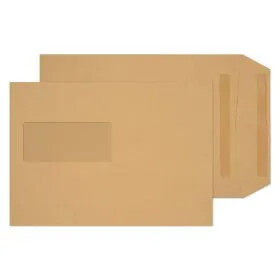Manilla Window Envelopes 4 1/8x9 1/2 P&S Pk25