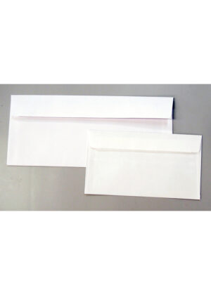 White Envelope 4 1/8x9 1/2 P&S Pk25
