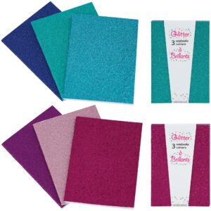 Glitter Notebooks #1028-2030 (Sold Per 3pk)