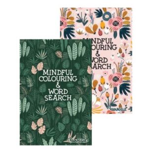 Mindful A5 Colouring & Wordsearch 2 Titles #P2871