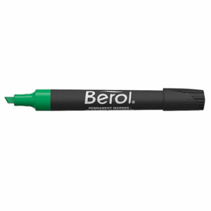 Papermate BEROL GREEN 1775820 Chisel Marker - (12/bx)