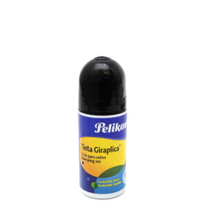 PELIKAN Roll-On BLACK Stamp Pad Ink 60ml