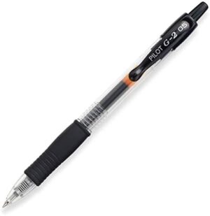 PILOT G-2 Retr Gel BLACK #31002 0.5mm XF Pen - (12/bx)
