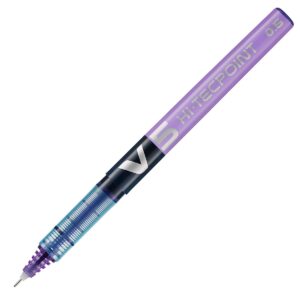 Pilot Hi-Tecpoint V5 PURPLE Xtra Fine Pen - (12/bx)