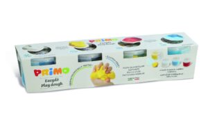 Primo Play Dough 2907ED4B 4s Pots - (6/ctn)