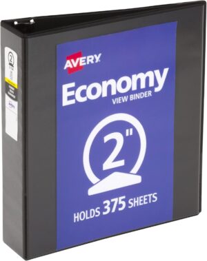 Panorama View Binder 2" BLACK