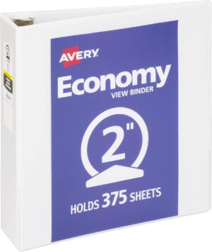 Panorama View Binder 2" WHITE