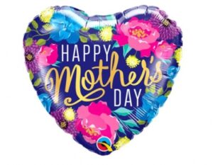 Qualatex 18" Mother's Day Peonies Foil Balloon