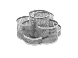 Rotating Desk #RDT6 SILVER Organiser Wiremesh