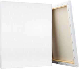 Stretched White 16x20" Canvas Thin Edge