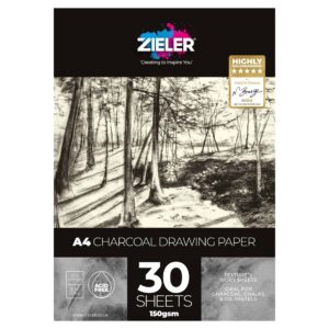 Charcoal Drawing A4 Pad - Zieler