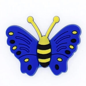 Croc Shoe Charms - BUTTERFLY BLUE SPOT #BC14-07