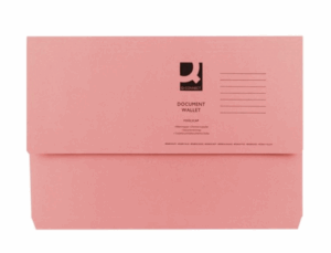 Document Wallet Pink Q-Connect