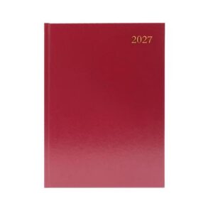 Desk Diary 1 Day Page A4 APPT (BURGUNDY) 2027 #KFA41ABG27