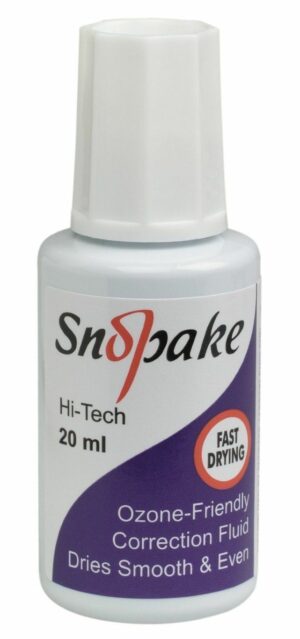 SNOPAKE Correction Fluid 20ml (Singular) - (10/pk)