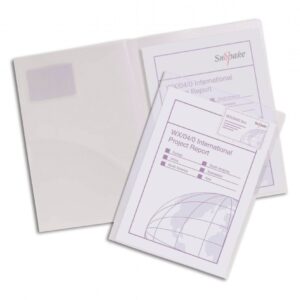 Snopake Twin File A4 CLEAR (Sold Singular) - (5/pk)