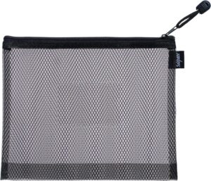Snopake EVA Zippa Bag A5 Blk HC w/Blk Mesh  - (3/pk)