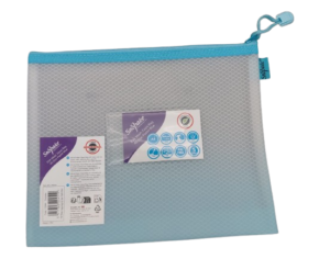 Snopake EVA Mesh Bag A5 + OmbrU PASTEL BLUE (Singular) - (3/pk)