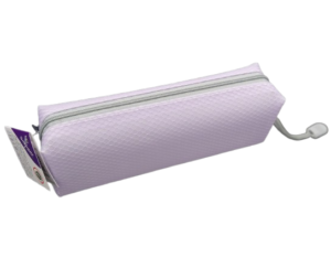 Snopake EVA Mesh Cubic Zippa Bag PASTEL PURPLE (Single) - (5/pk)