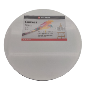 Talbot Round Cotton Canvas 30cm (11.8") #T10137