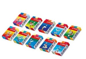 Stabilo Yippy Plas Col. Eraser - (30/bx)